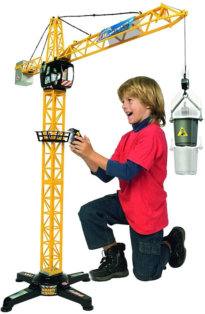 Dickie Toys Giant Remote-Control Crane Playset – 100 Cm 1