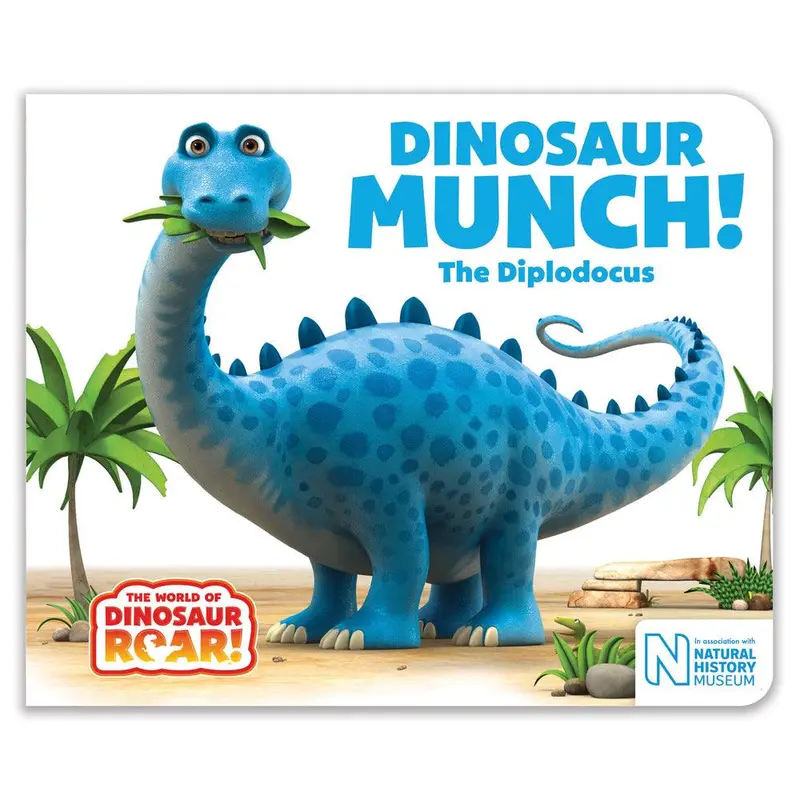 Dinosaur Munch! Diplodocus Interactive Board Book For Little Readers 1