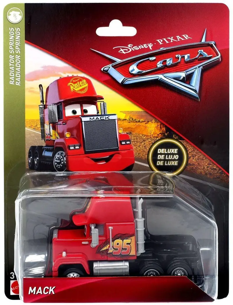 Disney Pixar Cars 3 Mcqueen Deluxe Mack Diecast Vehicle – Oversized Collectible Car 1