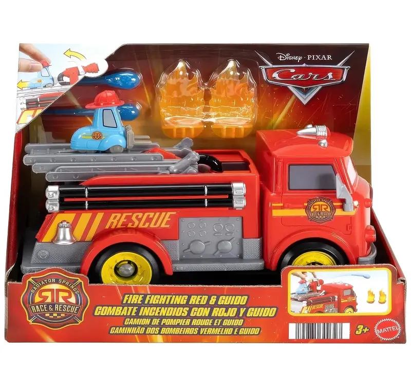 Disney Pixar Cars Fire-Fighting Rescue Truck Playset 1