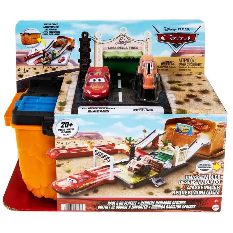 Disney Pixar Cars Race & Go Action Playset 1