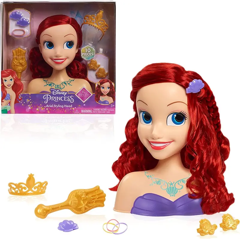 Disney Princess Ariel Hair Styling Doll – Interactive Brushing Figure 1