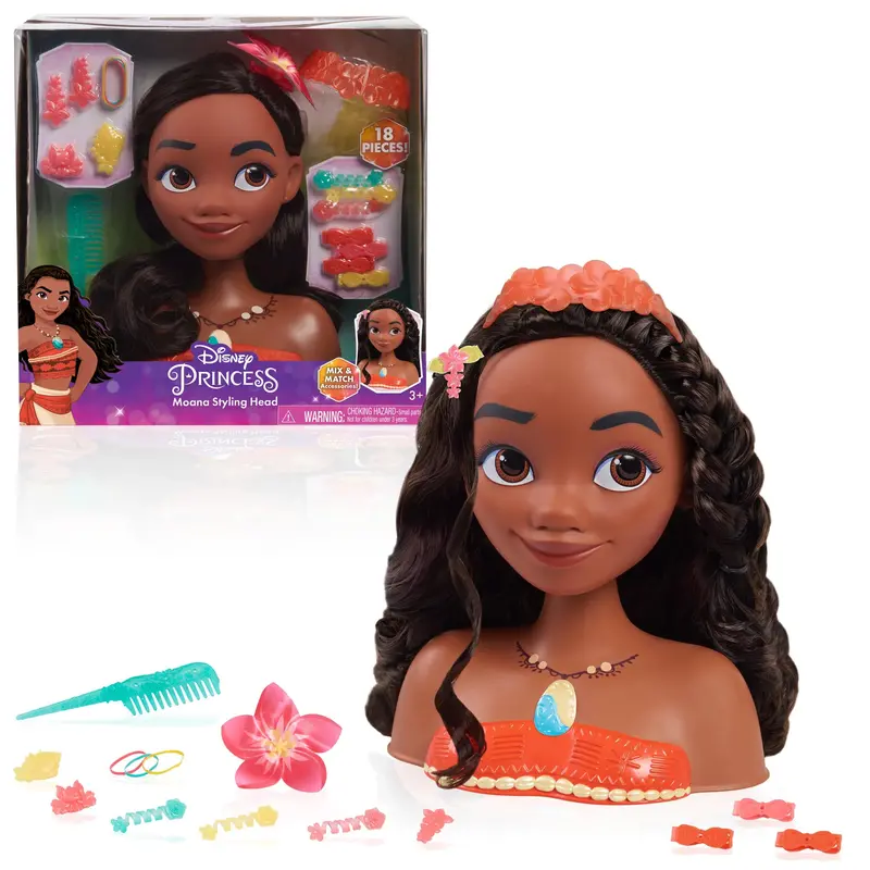 Disney Princess Moana Hair Styling Head Toy 1