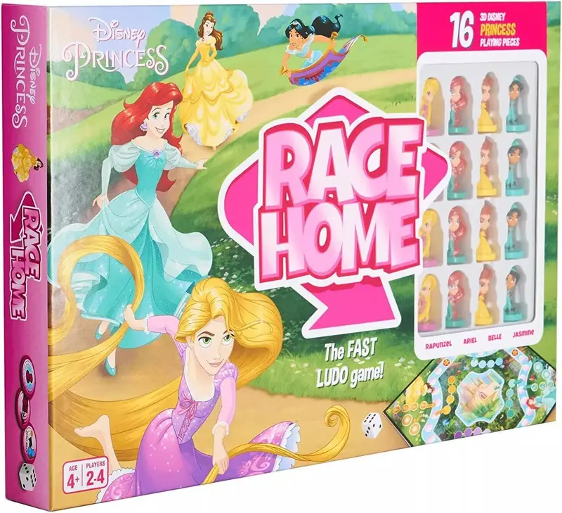 Disney Princess Race Home Board Game For Kids 1