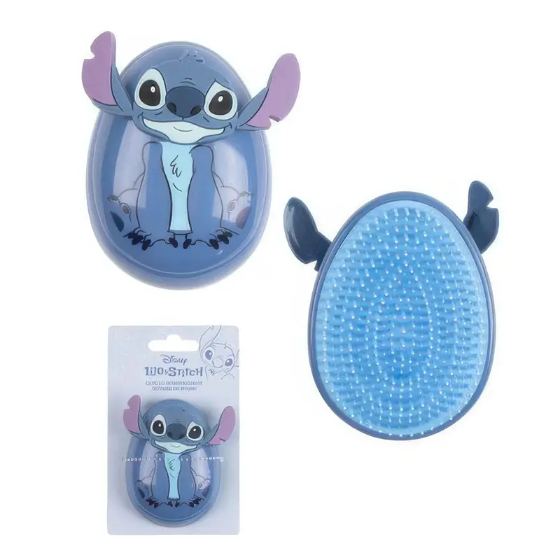 Disney Stitch Detangling Hairbrush – Kid-Friendly Styling Tool 1