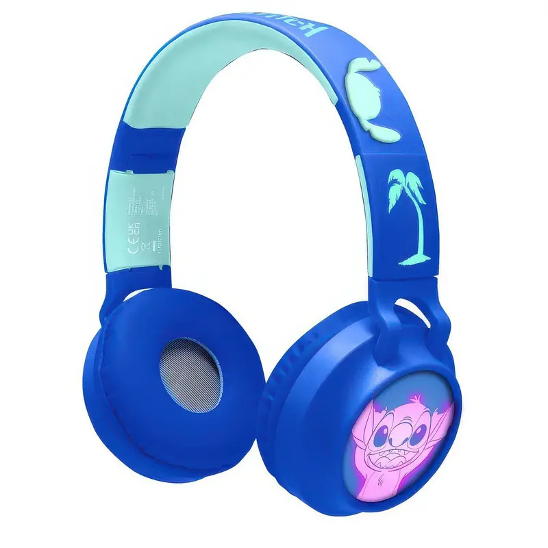 Disney Stitch Glow-In-The-Dark Bluetooth Wireless Headphones 1