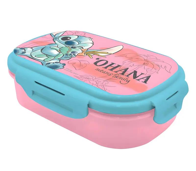 Disney Stitch Insulated Lunch Box & Utensil Set – Kid-Friendly Meal Carrier 1