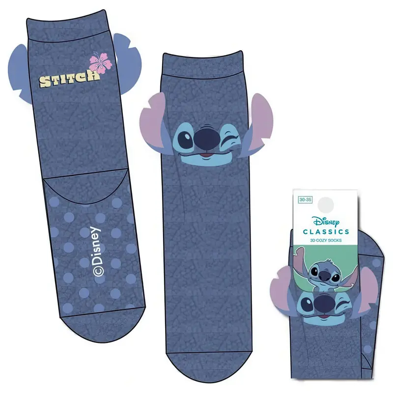 Disney Stitch Non-Slip Socks – Fun Grip Design 1