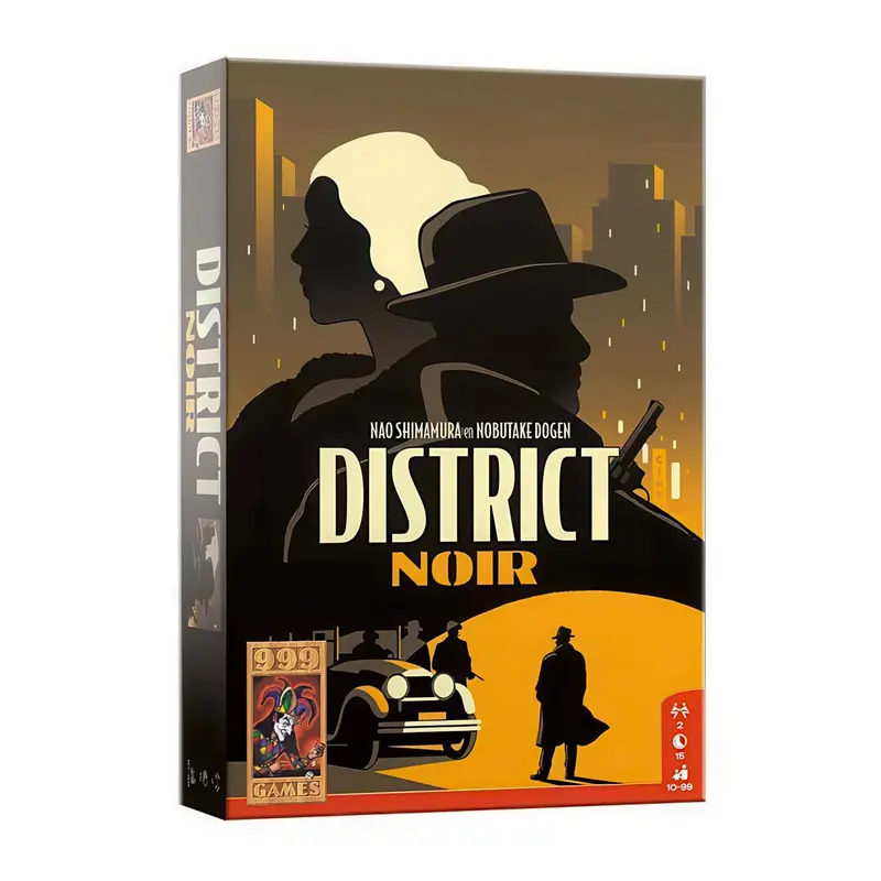 District Noir Detective-Themed Card Game 1