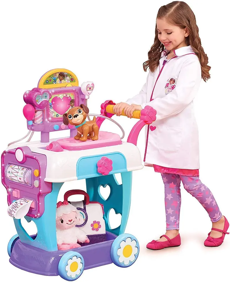 Doc Mcstuffins Care Cart Hospital Playset 1