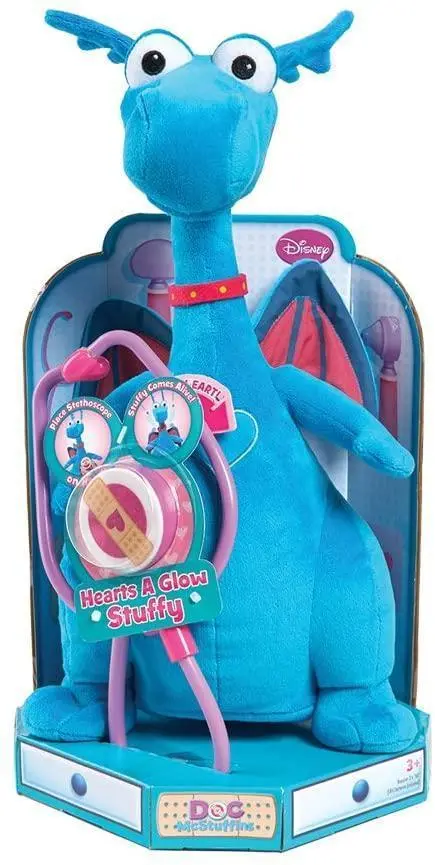 Doc Mcstuffins Hearts-A-Glow Stuffy – Interactive Soft Toy From Disney Junior 1