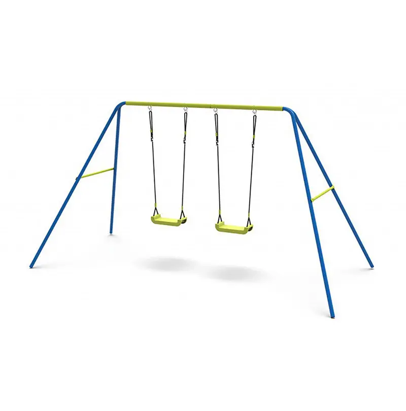 Double Garden Swing With Dual Hanging Seats 1