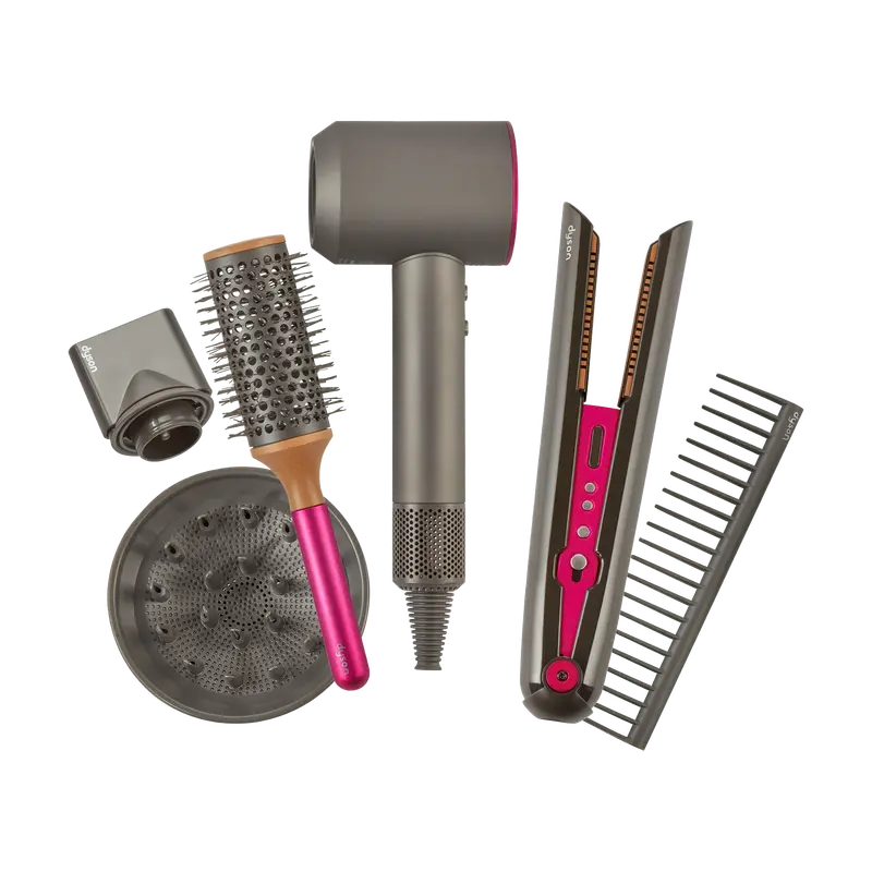 Dyson Supersonic & Corrale Deluxe Styling Kit – Premium Hair Care Bundle 1