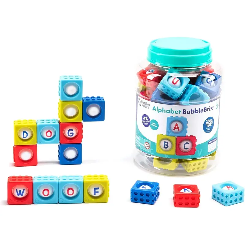 Educational Insights Alphabet Bubblebrix™ Letter Building Set 1