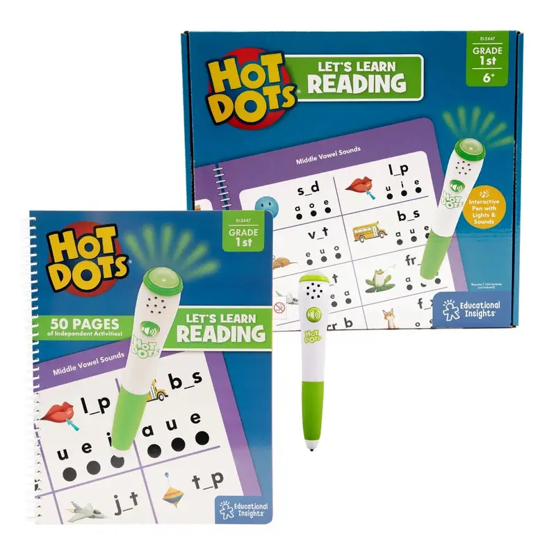 Educational Insights Hot Dots Reading Program For First Grade 1