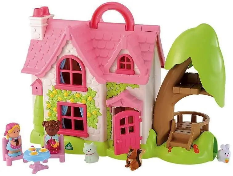 Elc Happy Land Cherry Lane Cottage Playset For Kids 1