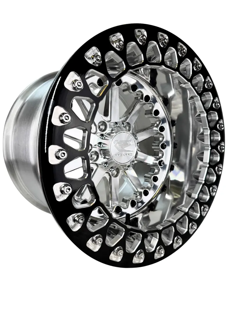 Element Ff Forged Polished Beadlock Wheel – Silver, Rzr Pro R 5X4.5 1