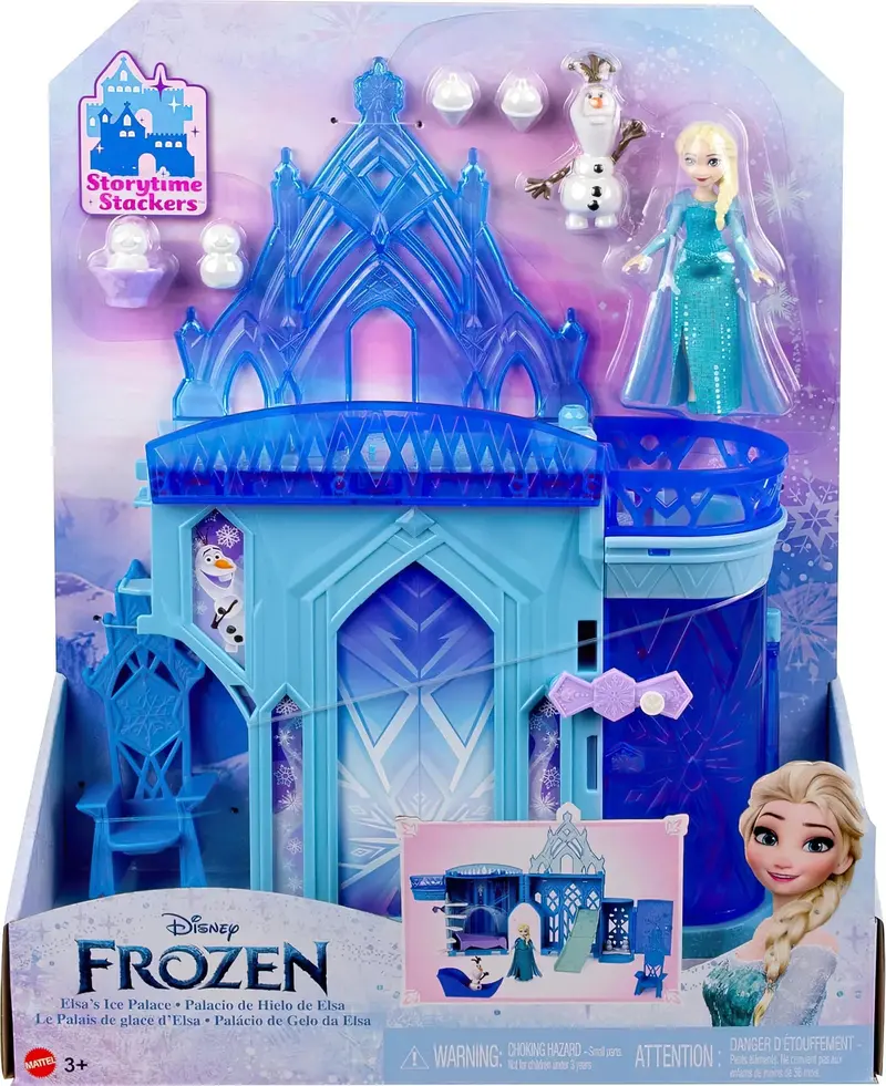 Elsa’S Ice Palace Storytime Stackers Dollhouse Playset 1