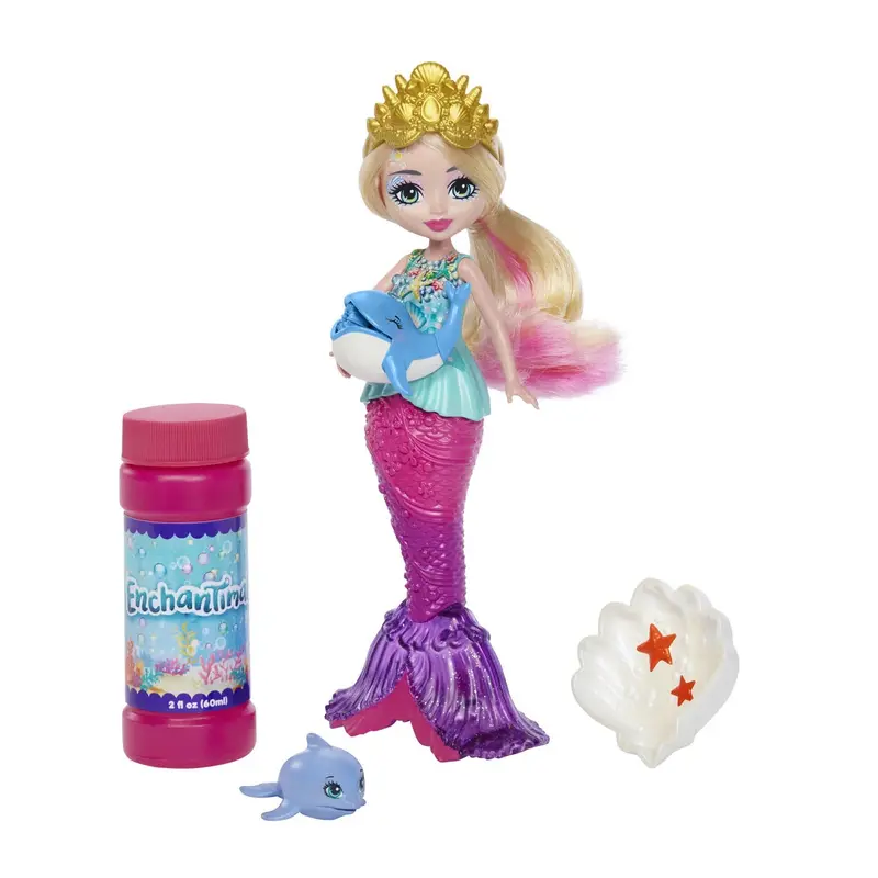 Enchantimals Bubble Blower Doll – Interactive Toy That Releases Real Bubbles 1