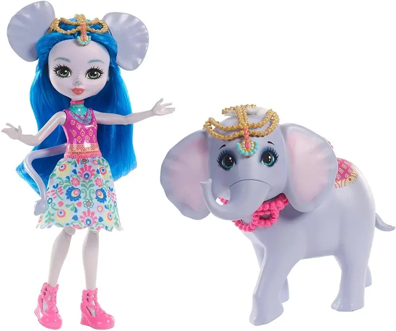 Enchantimals Ekaterina The Elephant Doll – Poseable Animal Friend 1