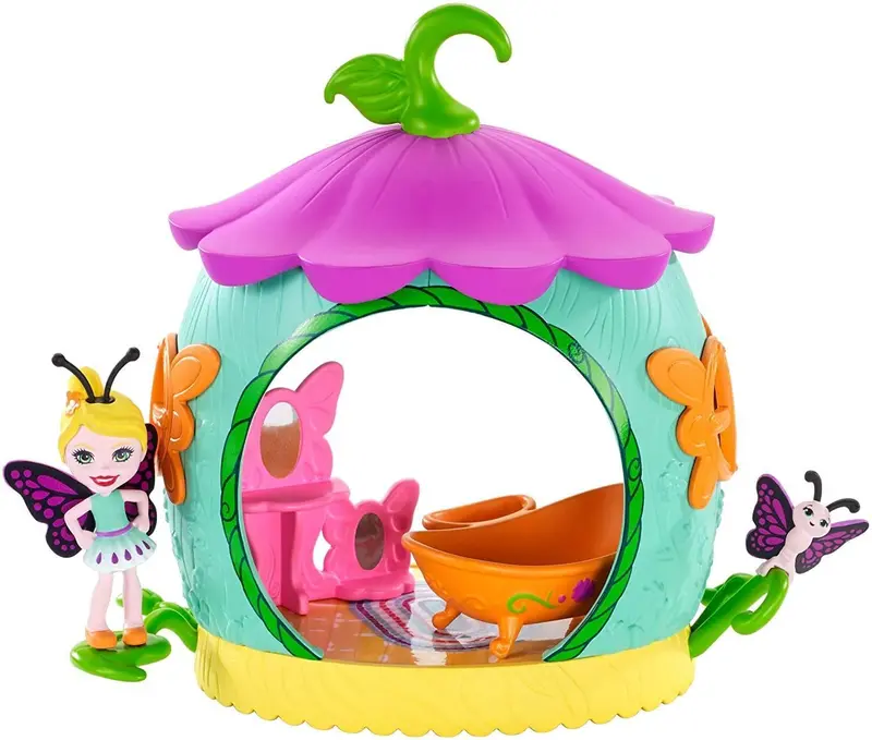 Enchantimals Petal Park Cocoon Bathroom – Imaginative Hygiene & Care Play Set 1