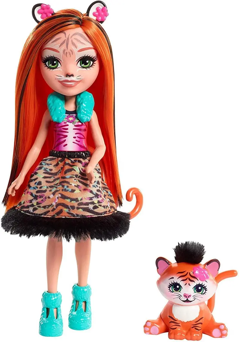 Enchantimals Tanzie The Tiger & Tuft The Fox Animal Companion Set 1