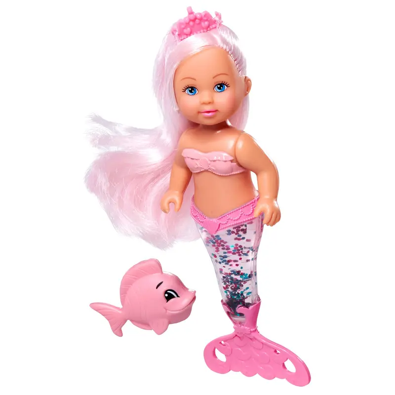 Evi Love Glitter-Tail Mermaid Doll With Shimmer Finish 1
