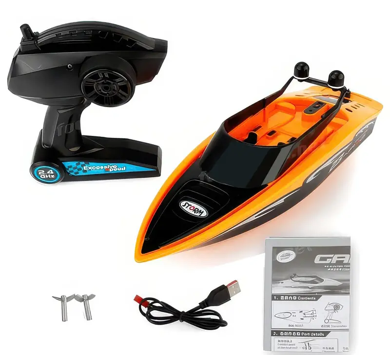 'Excessive Speed' High-Performance Rc Racing Boat – Color Assortment 1