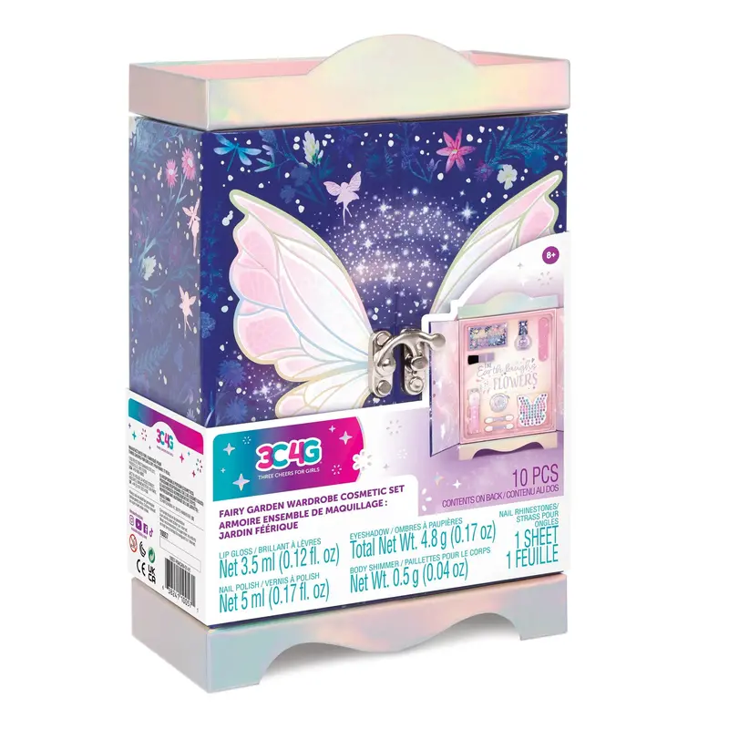 Fairy Garden Wardrobe Cosmetic Set – Enchanted Storage & Style Kit 1