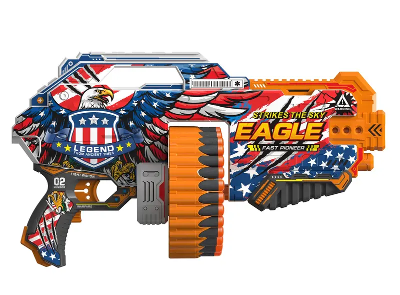 Fast Pioneer Electric Soft Bullet Gun – 24-Bullet Kit 1