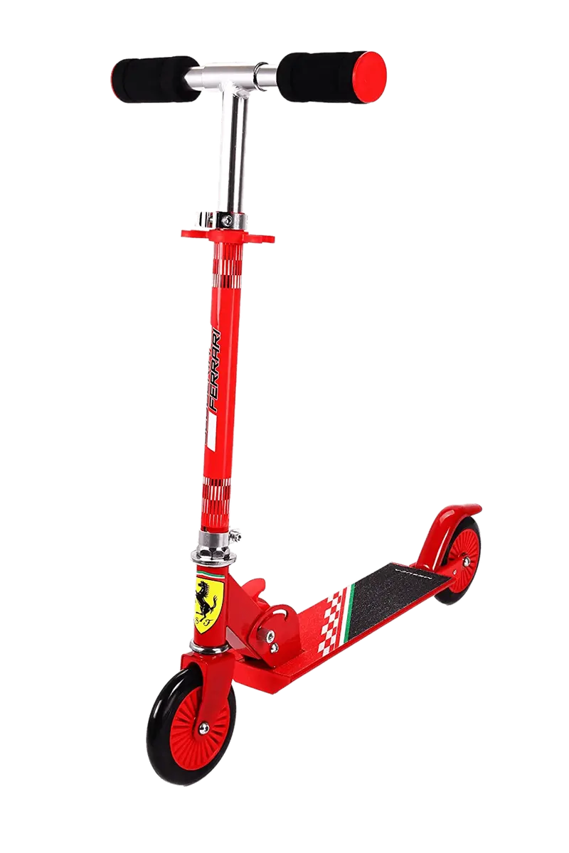 Ferrari-Branded Foldable Two-Wheel Kids Scooter 1