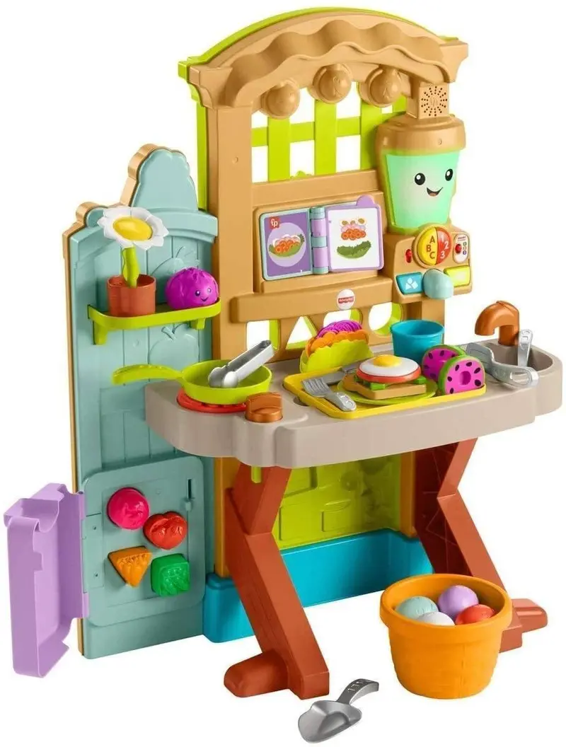 Fisher-Price Laugh & Learn Grow-The-Fun Garden-To-Kitchen Playset 1