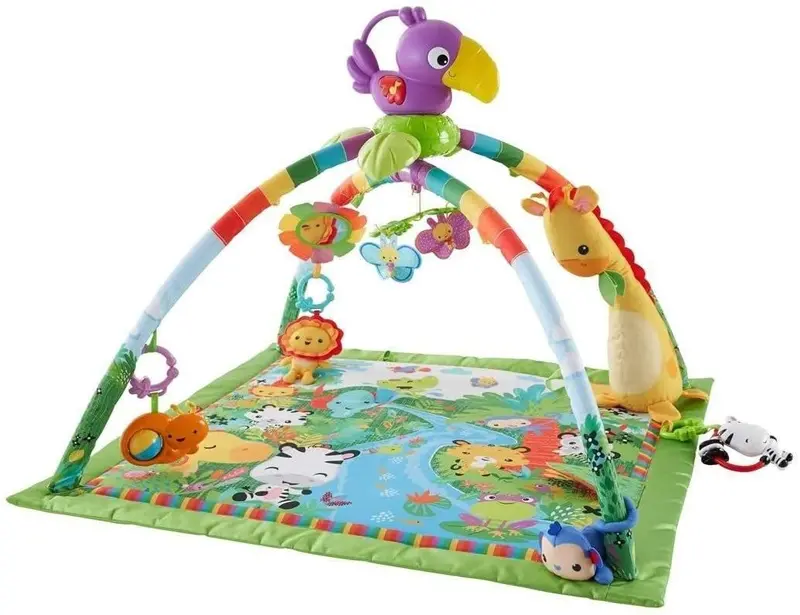Fisher-Price Rainforest Jumperoo – Musical Activity Gym For Babies 1