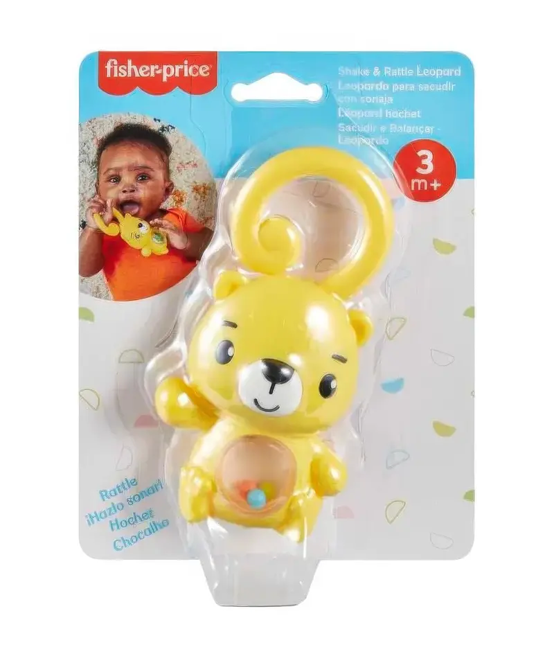 Fisher-Price Snake & Leopard Dual-Texture Teether 1