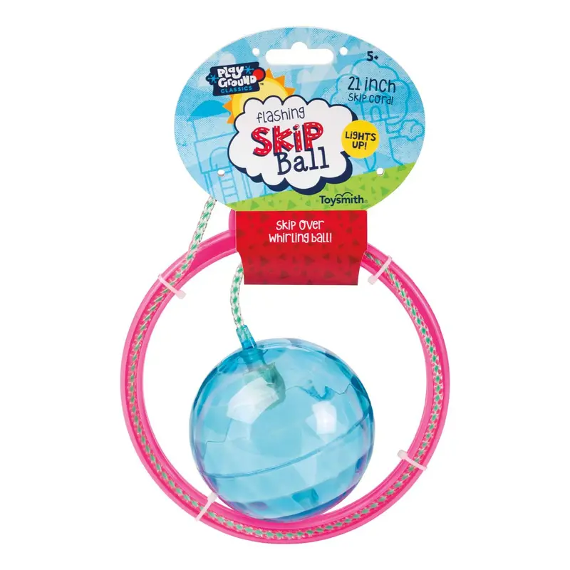Flashing Skip Ball – Playground Classics Light-Up Jump Rope Aid 1