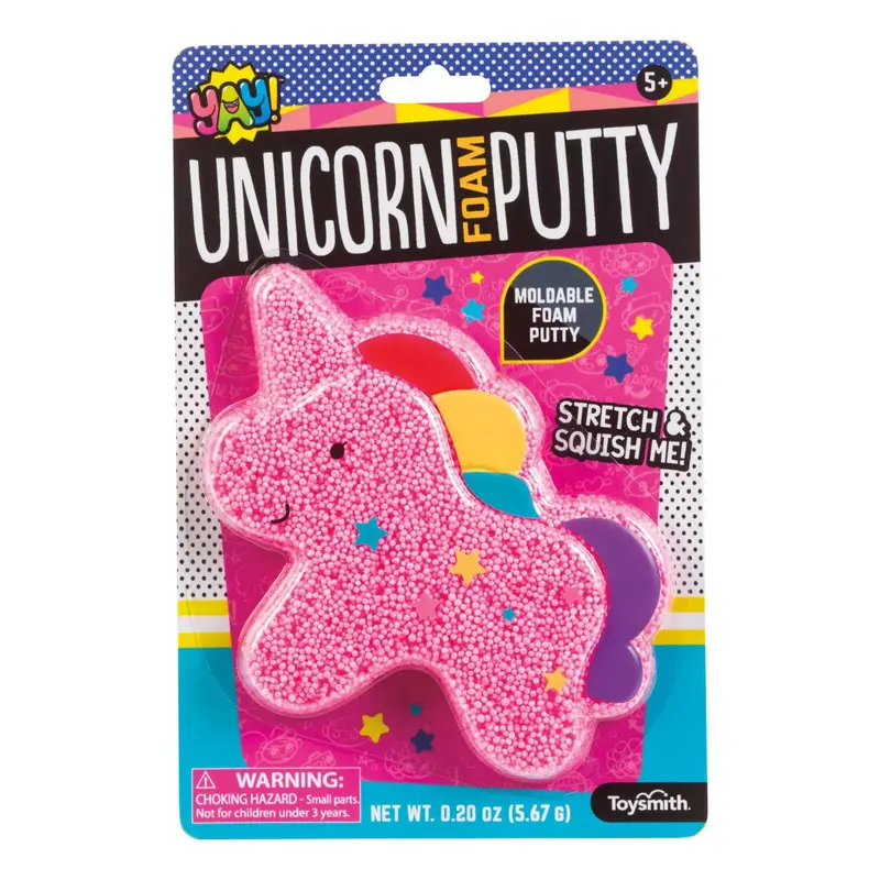 Fluffy Unicorn Shaped Sensory Putty For Kids 1