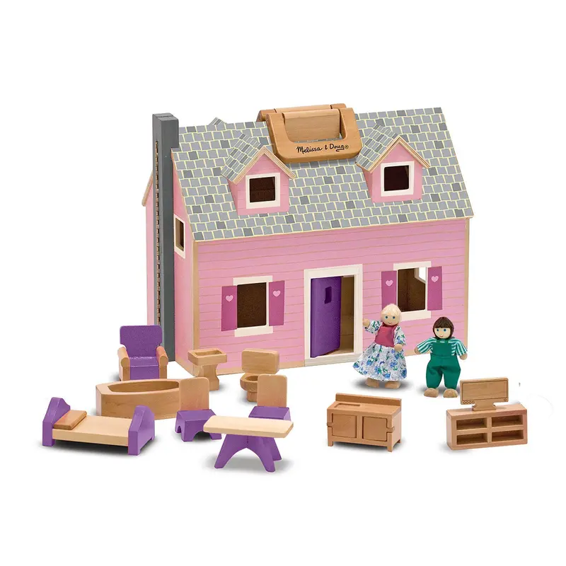 Fold & Go Mini Dollhouse – Portable, Compact Playhouse For On-The-Go Fun 1