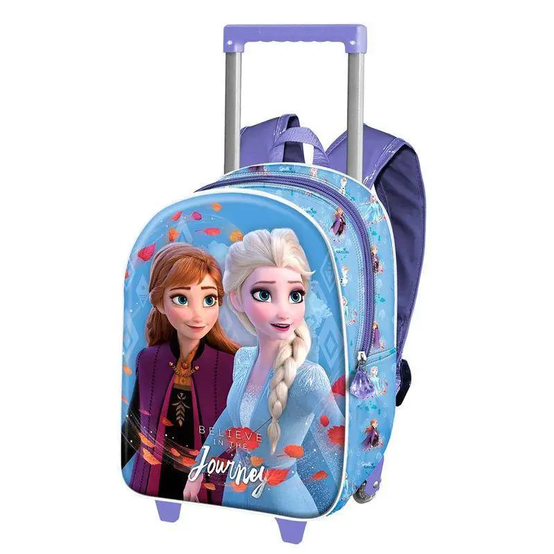 Frozen 2 Journey-Themed Rolling Bag – 34 Cm Animated School Trolley 1