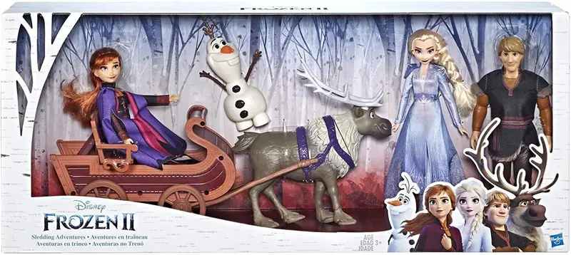 Frozen 2 Sleigh Adventures Doll Pack – Disney Themed Play Set With Accessories 1