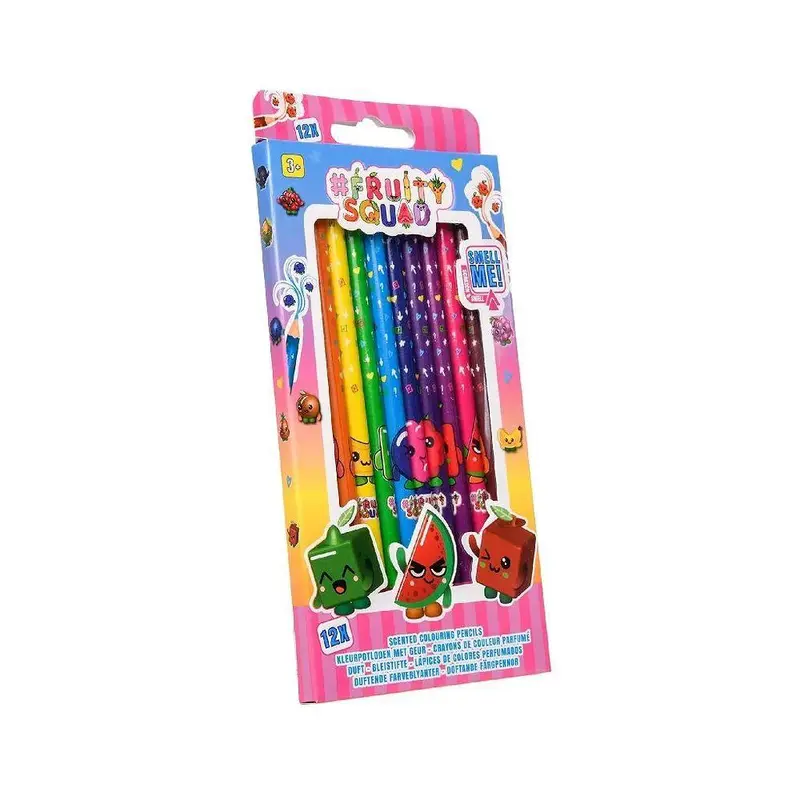 Fruitysquad Aromatic Coloring Pencils – 12-Piece Pack 1
