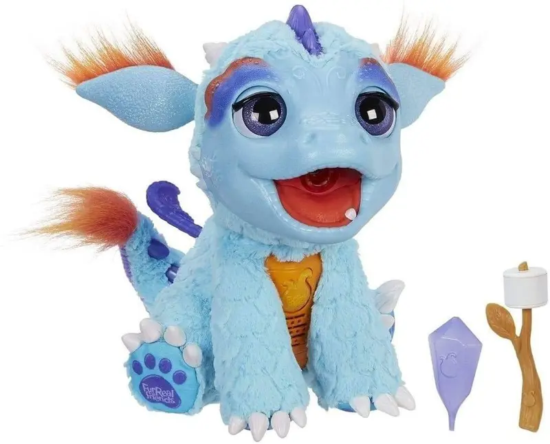 Furreal Friends Blazin’ Dragon Torch – Light-Up Interactive Plush 1