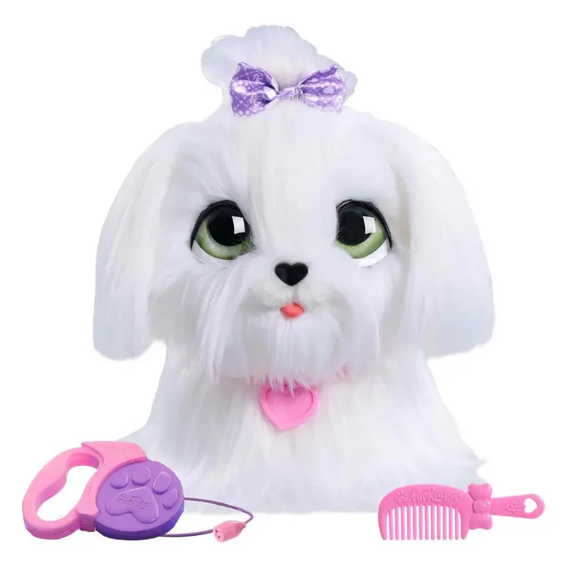 Furreal Gogo Puppy – Interactive Maltese-Style Plush That Moves And Makes Sounds 1