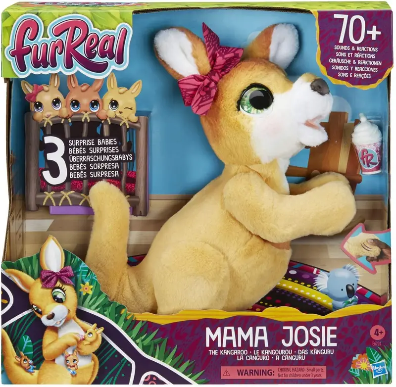 Furreal Mama Josie The Kangaroo – Interactive Hopping Pet Toy 1