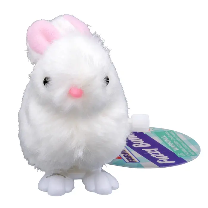 Fuzzy Bunny Wind-Up Animal Toy – Farm Fresh Series 1