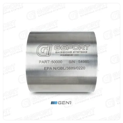 G-Sport Gen1 Ho Epa-Certified Catalytic Converter Core – 4-Inch Body X 4-Inch Length (Part #50002) 1
