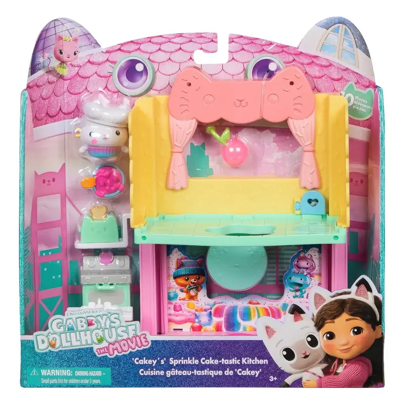 Gabby’S Dollhouse Cakey’S Sprinkle Cake-Tastic Kitchen Set 1