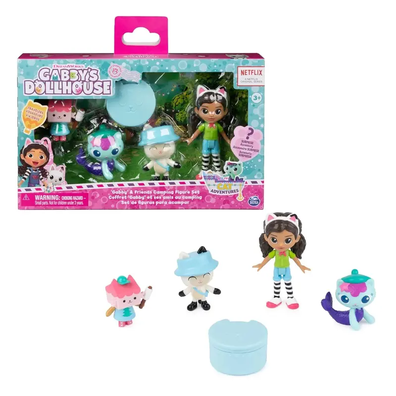 Gabby'S Dollhouse Camping Adventure Figure Set 1