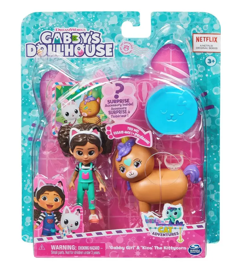Gabby’S Dollhouse Gabby And Kico Kittycorn Figure Set 1