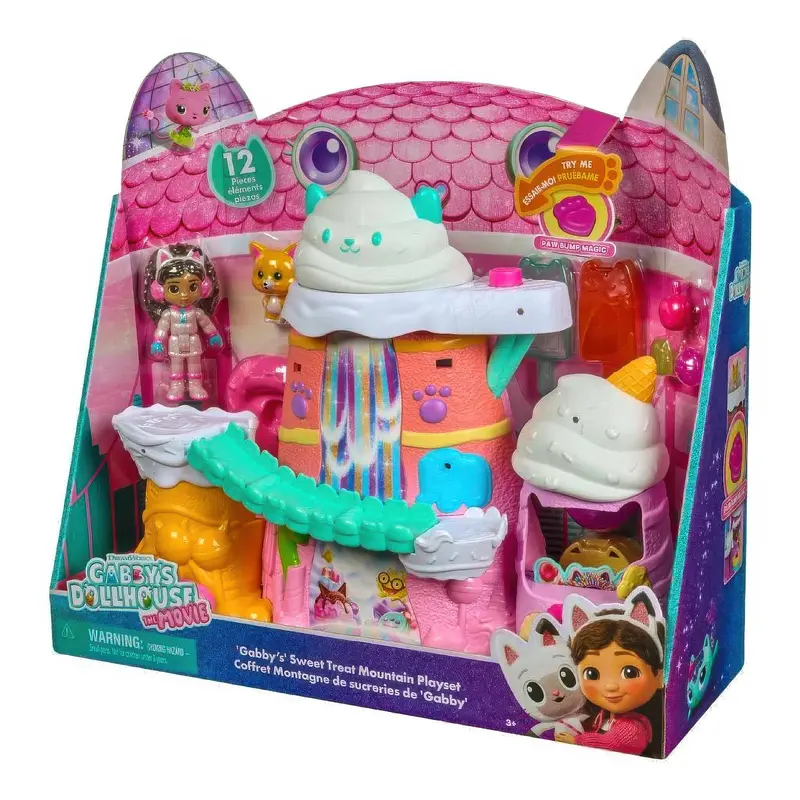 Gabby’S Dollhouse Movie-Themed Cakey Candyshop Playset 1