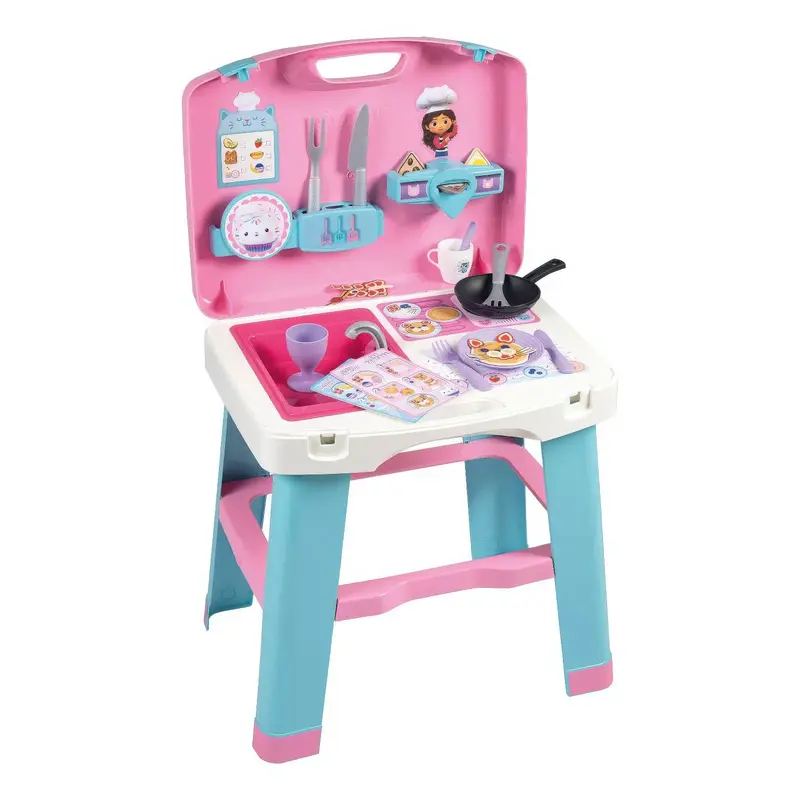 Gabby’S Dollhouse Portable Play Kitchen In Suitcase 1